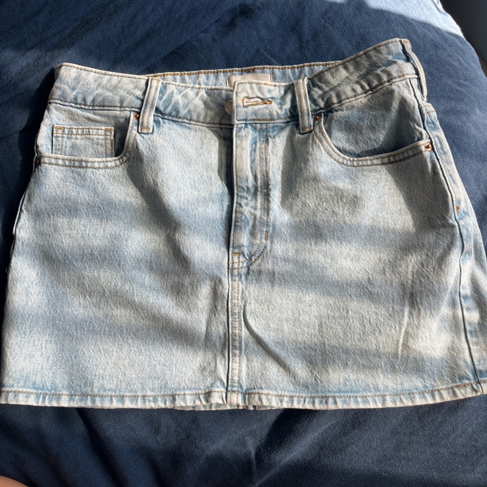 PacSun Blue Denim Skirt